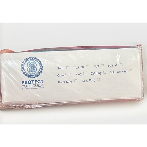 Zippered Mattress Protector Waterproof Encasement Queen Size Bed Cover Washable - Picture 3 of 3